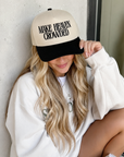Make Heaven Crowded Embroidered Cap