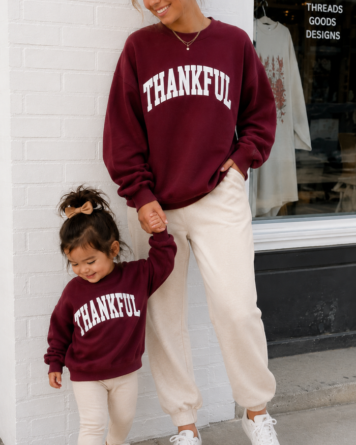 Thankful Varsity Sweatshirt SBG Co.