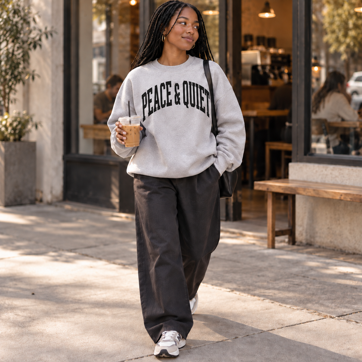 PEACE &amp; QUIET Varsity Pullover SBG Co.