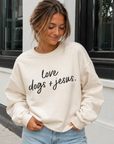 Love Dogs & Jesus Pullover Saved by Grace Co.