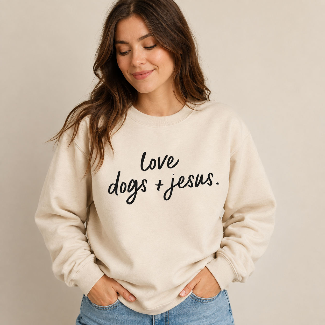 Love Dogs & Jesus Pullover Saved by Grace Co.