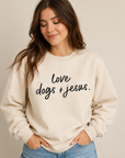 Love Dogs & Jesus Pullover Saved by Grace Co.