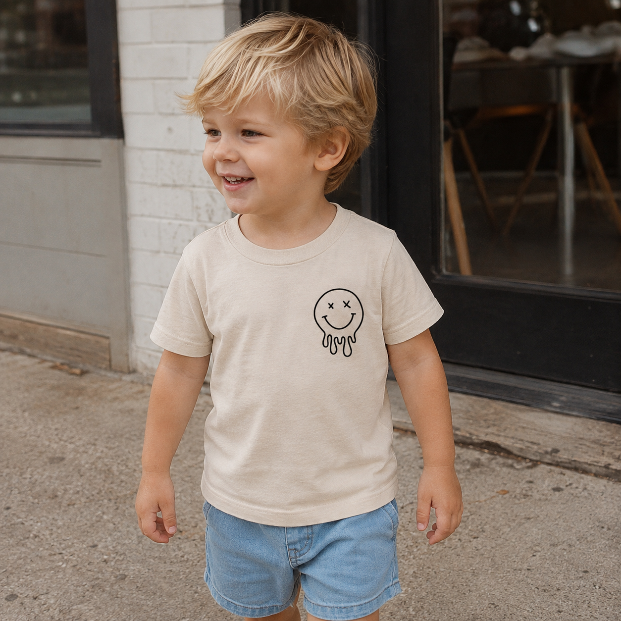 X-Eye Smiley Tee Saved by Grace Co.