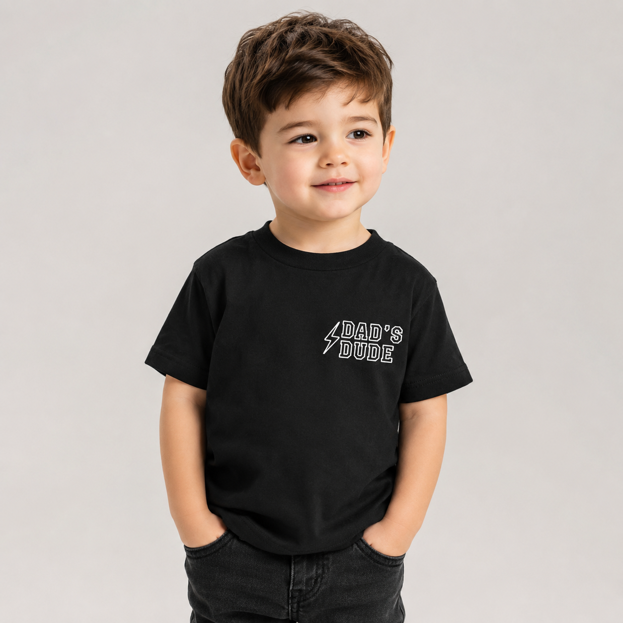 Dad's Dude Lightening - Pocket Style Tee Saved by Grace Co.