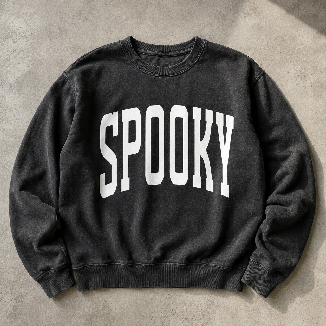 SPOOKY Varsity Adult Tee/Sweatshirt SBG Co.