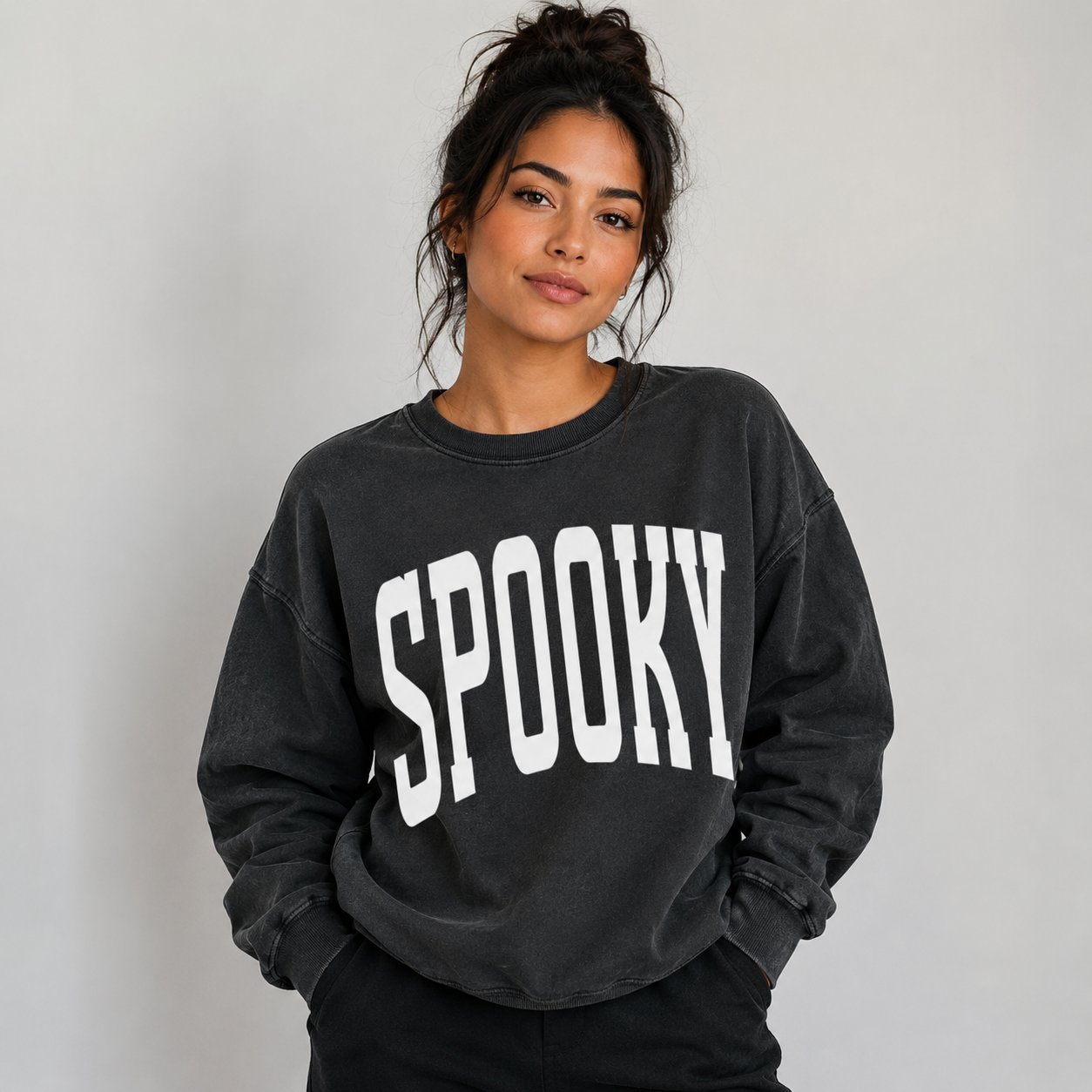SPOOKY Varsity Adult Tee/Sweatshirt SBG Co.