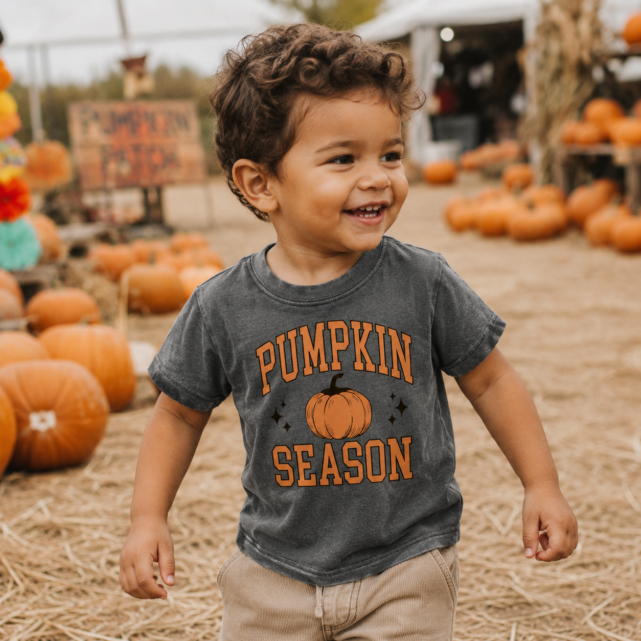 Pumpkin Season Kids Tee SBG Co.