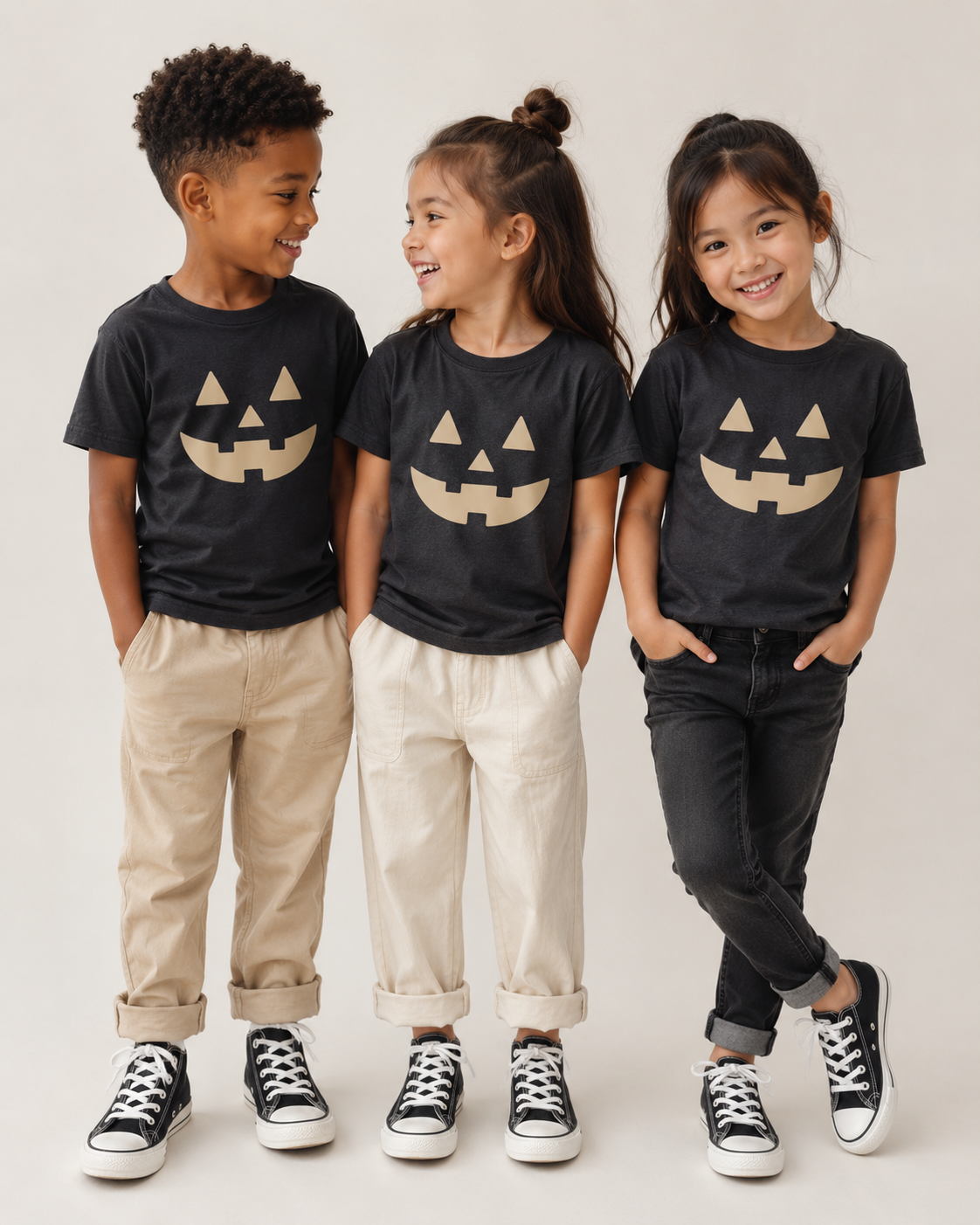 Jack-O-Lantern Neutral Kids Tee SBG Co.