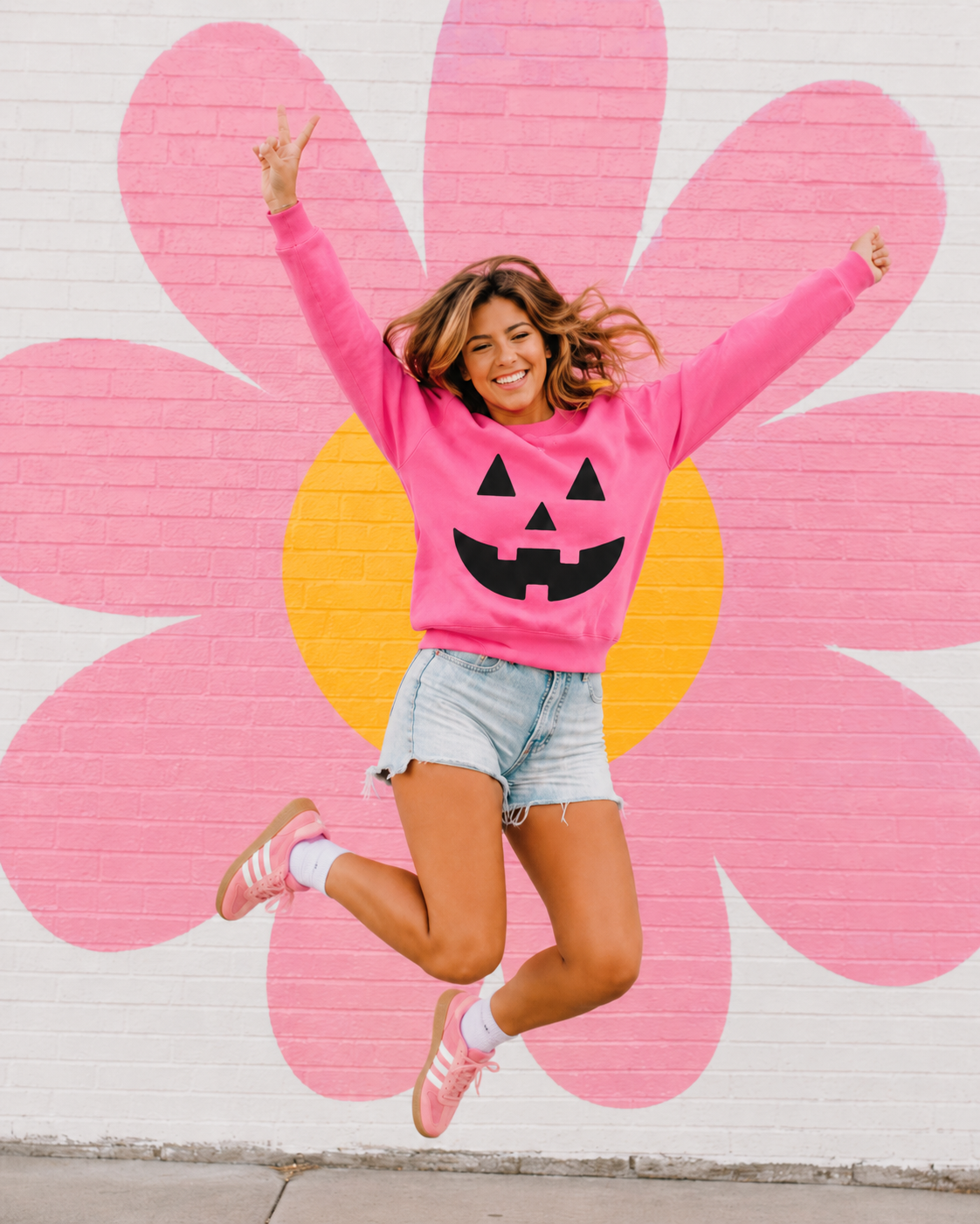 Jack-o-Lantern Girly Tee or Pullover - Womens SBG Co.