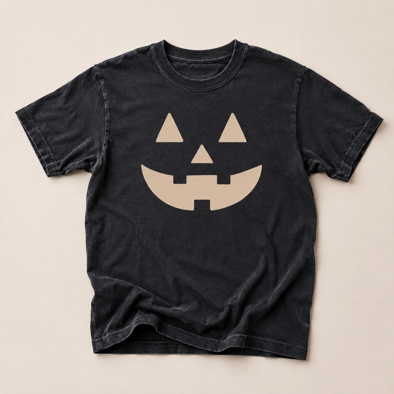 Jack-O-Lantern Adult Neutral Tee (See Matching Kids Tee!) SBG Co.