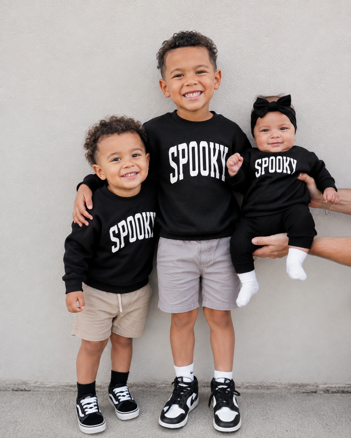 SPOOKY Varsity Kids Sweatshirt SBG Co.