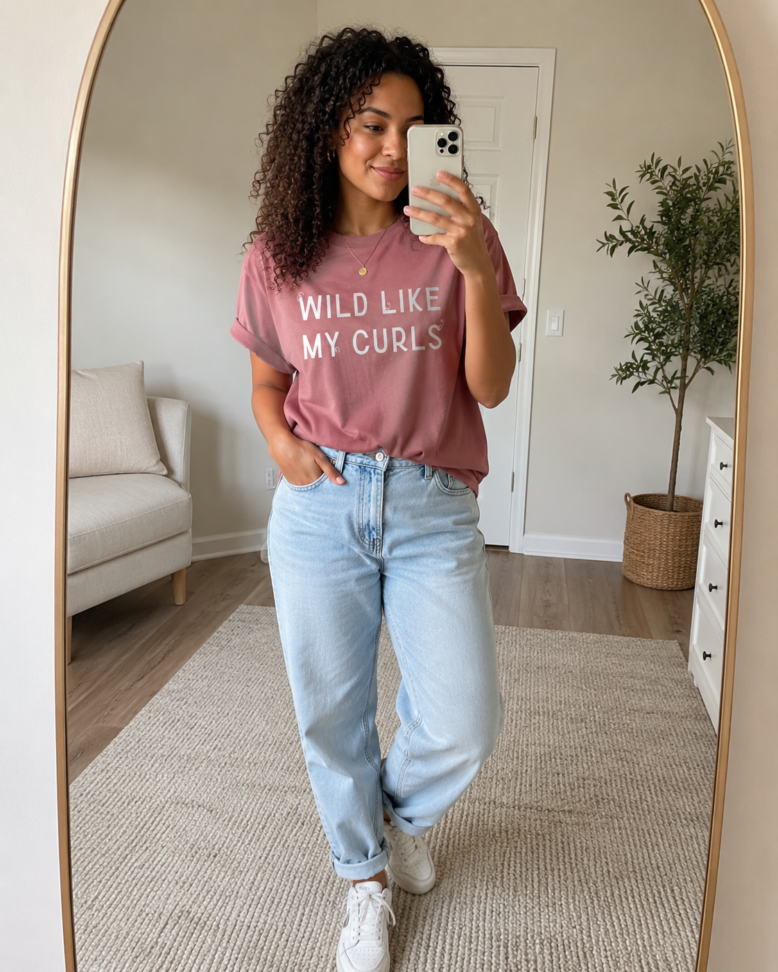 Wild Like My Curls - ADULT TEE! SBG Co.