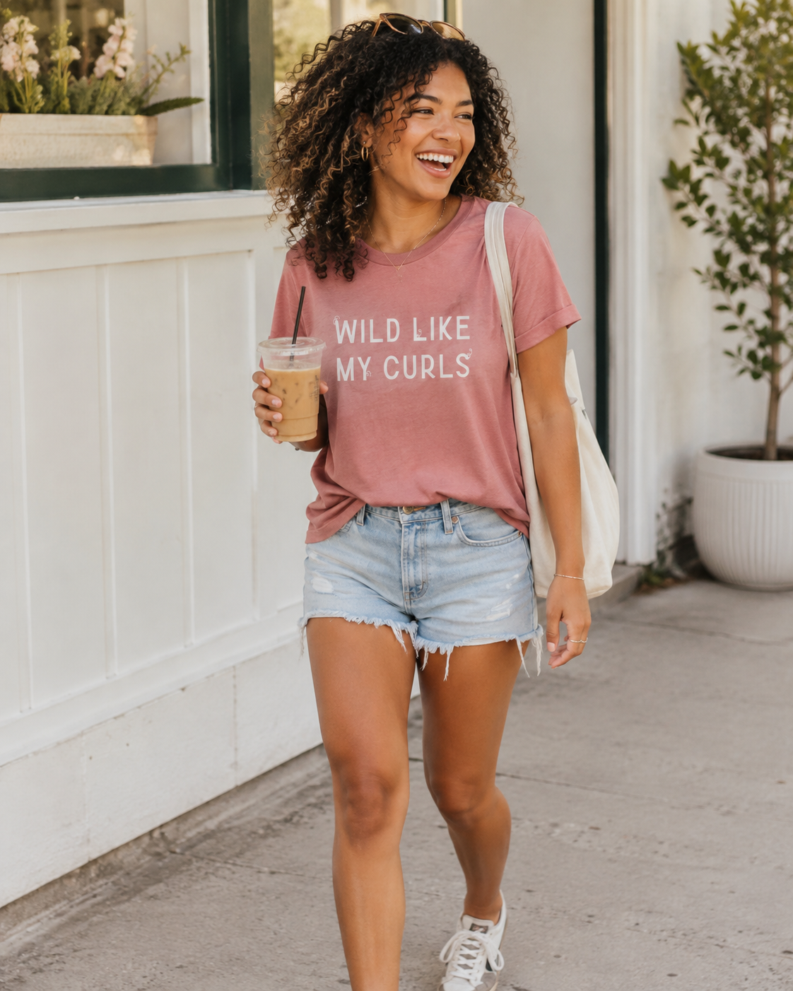 Wild Like My Curls - ADULT TEE! SBG Co.