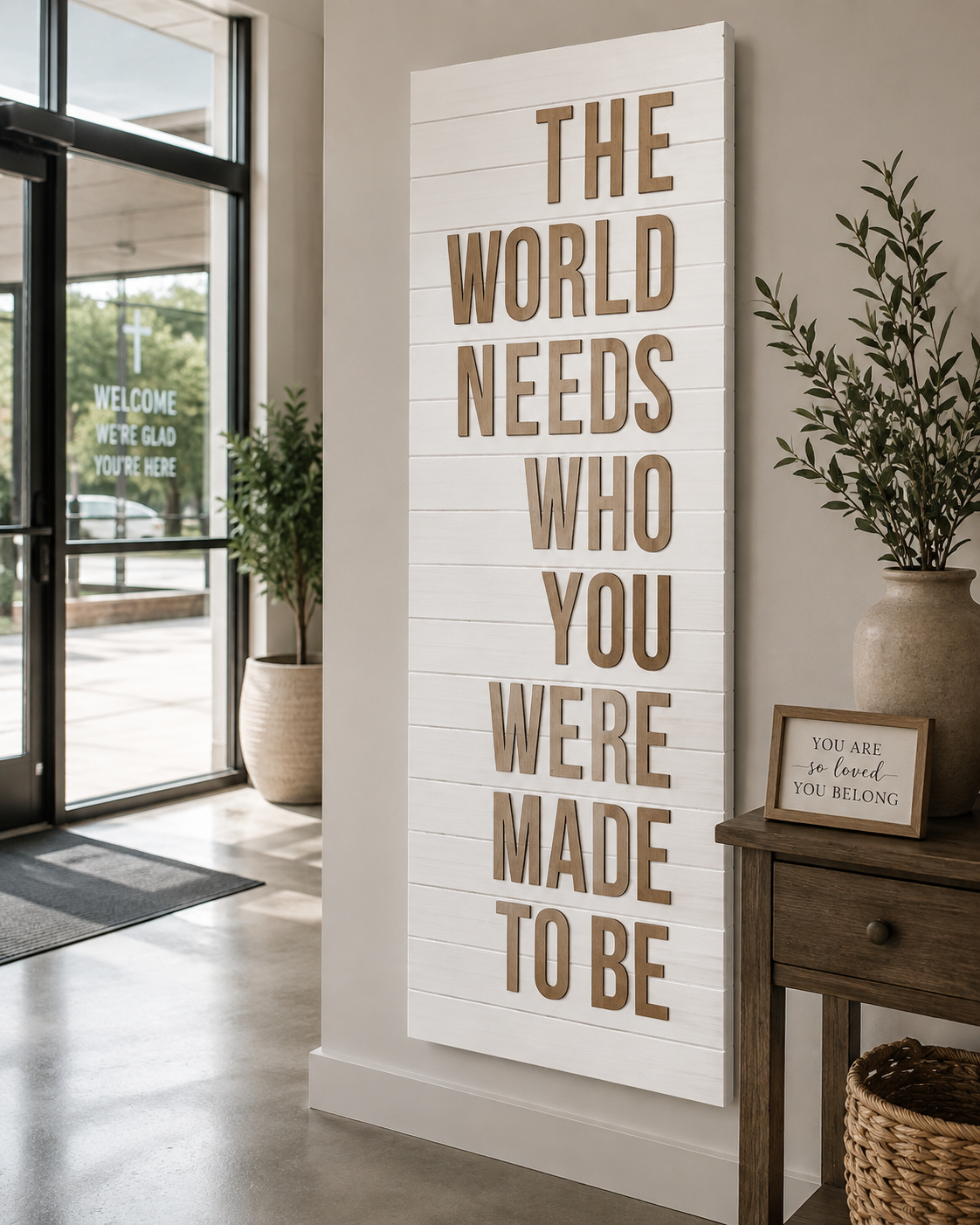 The World Needs Who You Were Made to Be Saved by Grace Co.