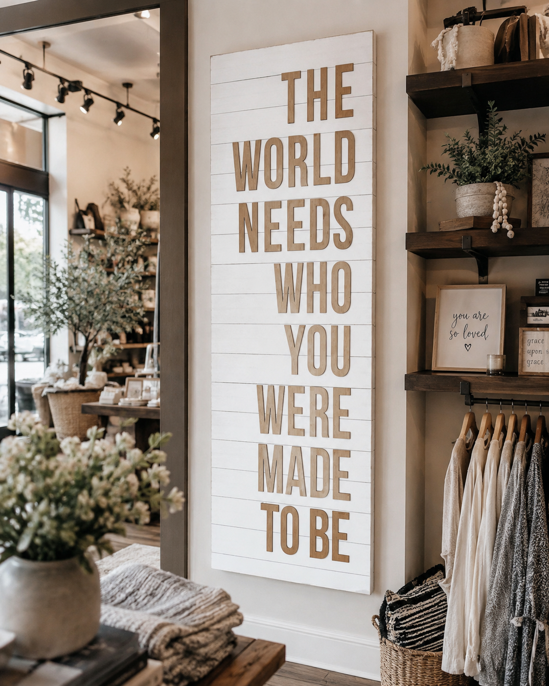 The World Needs Who You Were Made to Be Saved by Grace Co.
