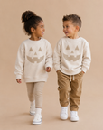 Neutral Jack-O-Lantern Baby/Kids Pullover SBG Co.