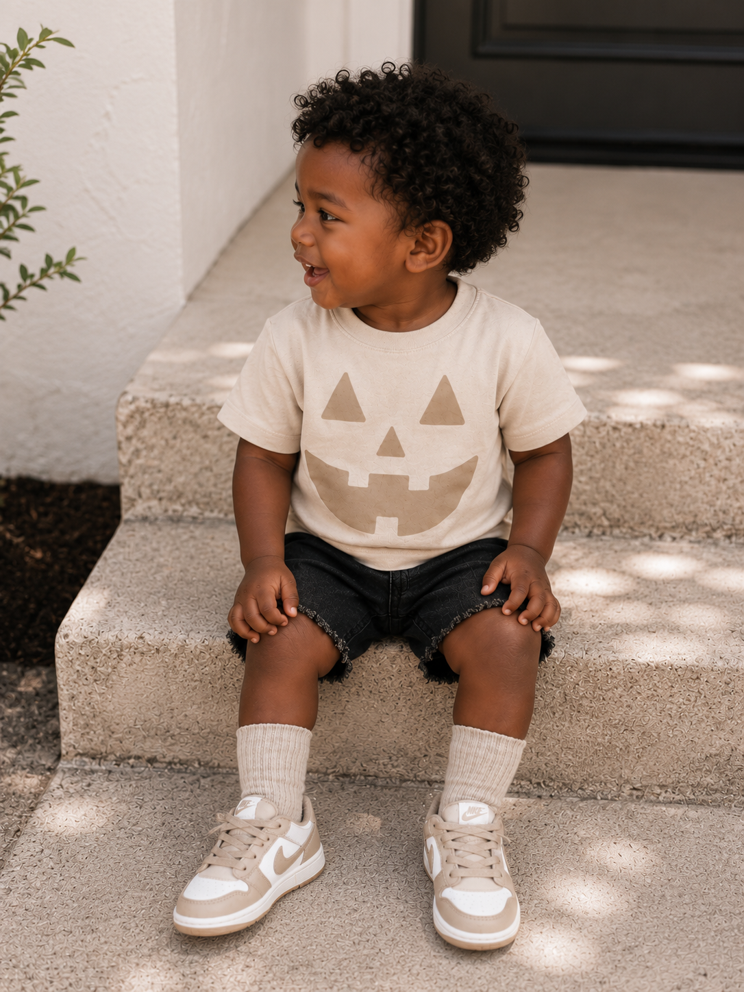 Jack-O-Lantern Neutral Kids Tee SBG Co.