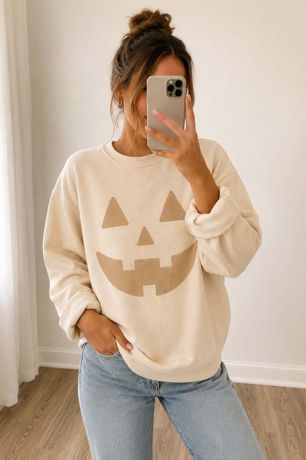 Neutral Jack-O-Lantern Pullover SBG Co.