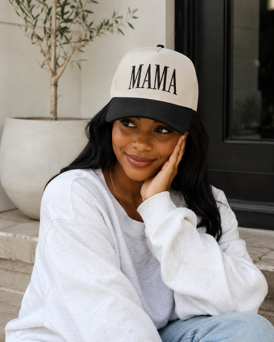 MAMA Embroidered Cap Saved by Grace Co.