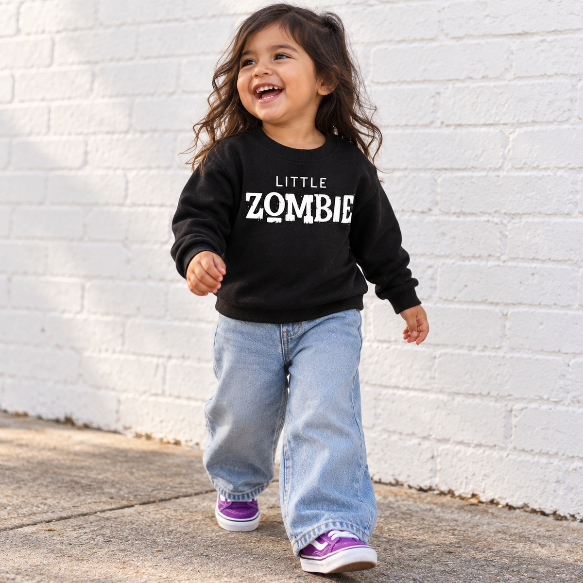 Little Zombie Kids Halloween Tee &amp; Sweatshirt SBG Co.
