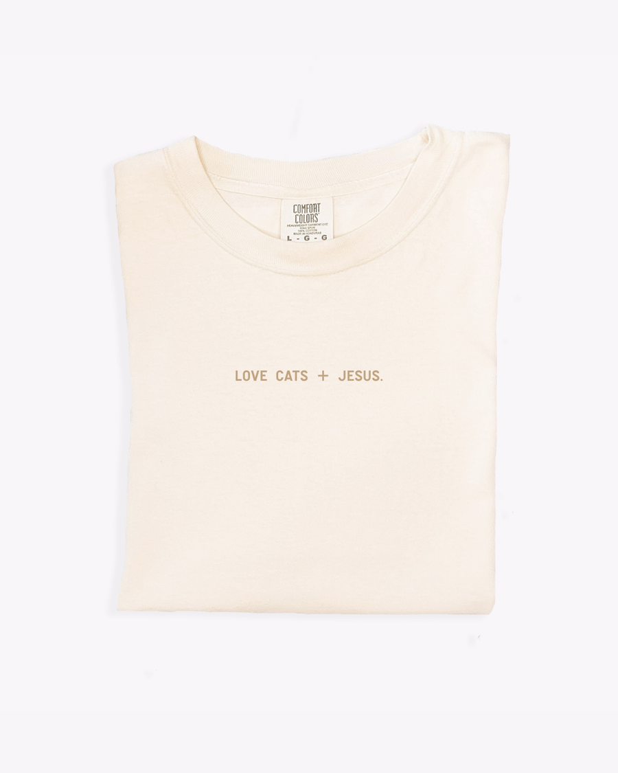 Love Cats + Jesus Unisex Tee SBG Co.