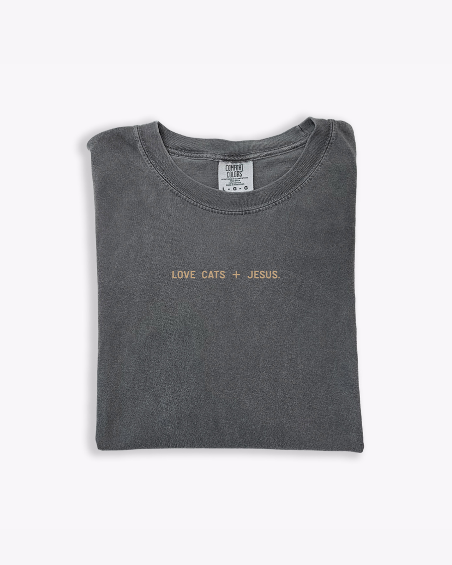 Love Cats + Jesus Unisex Tee SBG Co.