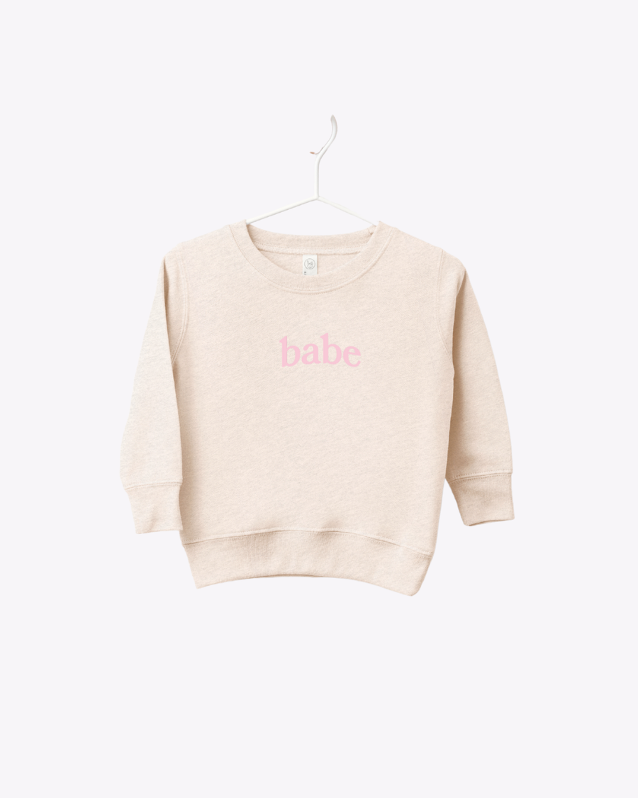 Babe Minimal Kids Pullover - See Matching Mama SBG Co.