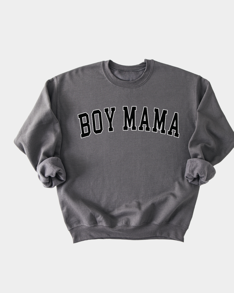 Boy Mama Varsity Pullover SBG Co.