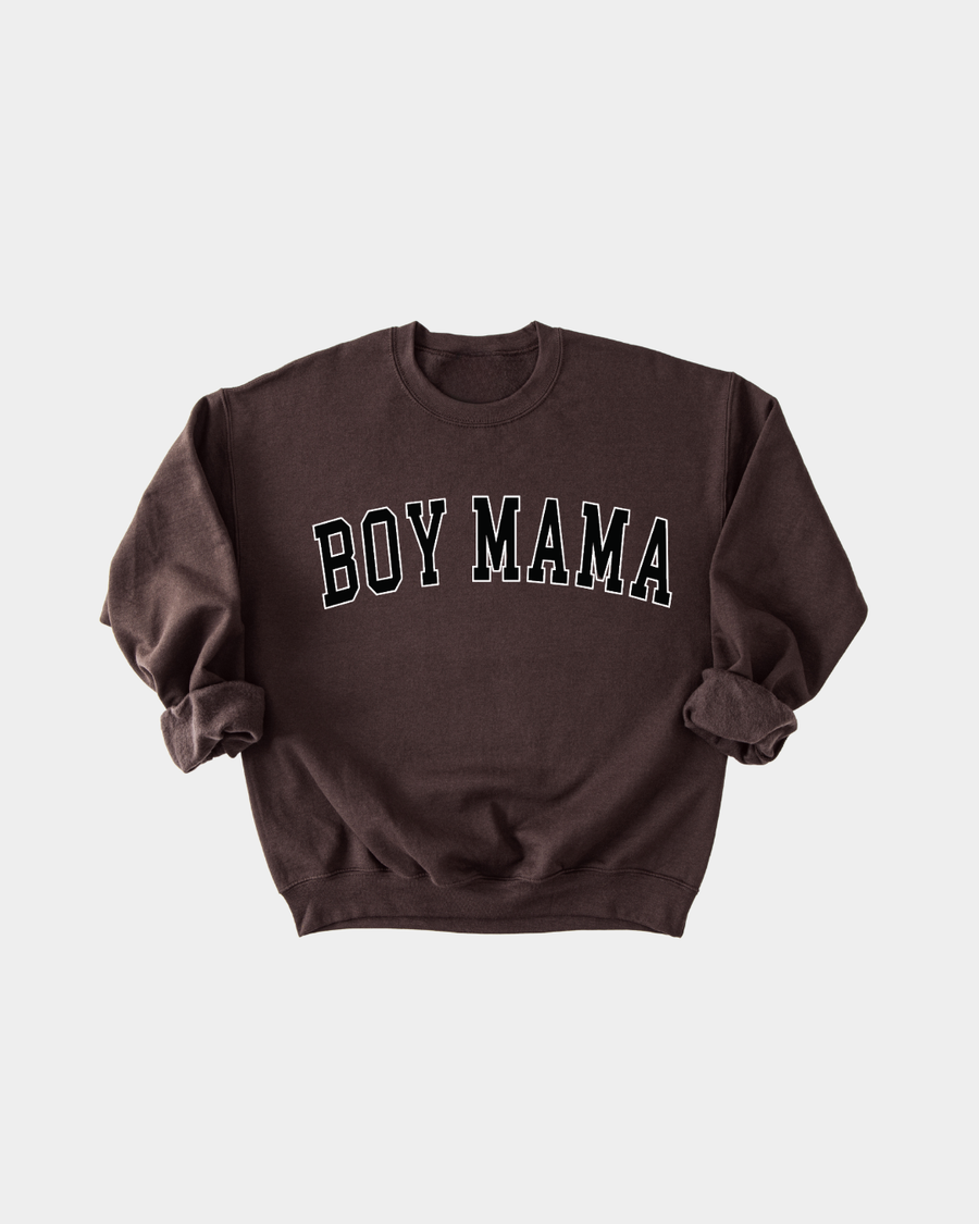 Boy Mama Varsity Pullover SBG Co.