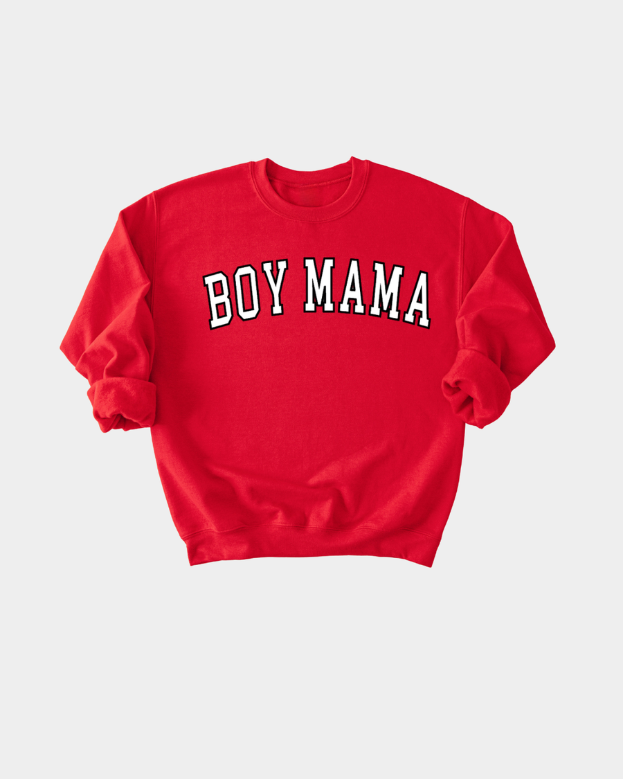 Boy Mama Varsity Pullover SBG Co.