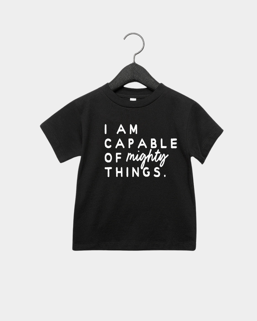 I am Capable of Mighty Things Kids Tee SBG Co.
