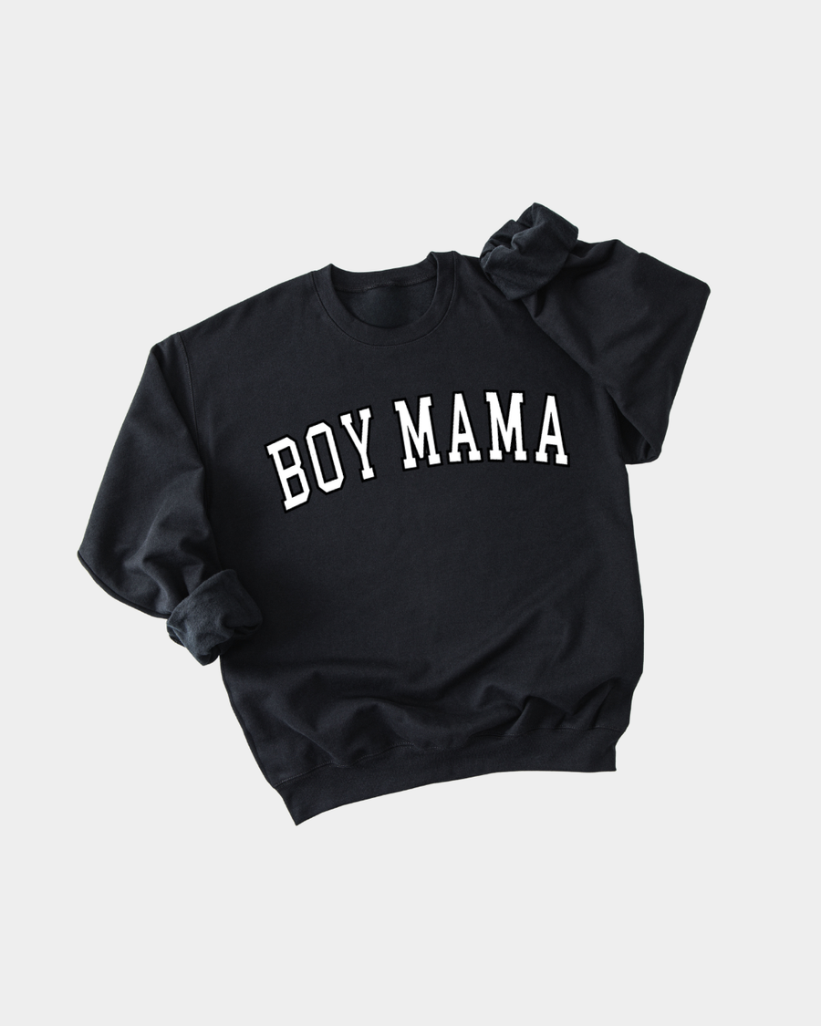 Boy Mama Varsity Pullover SBG Co.
