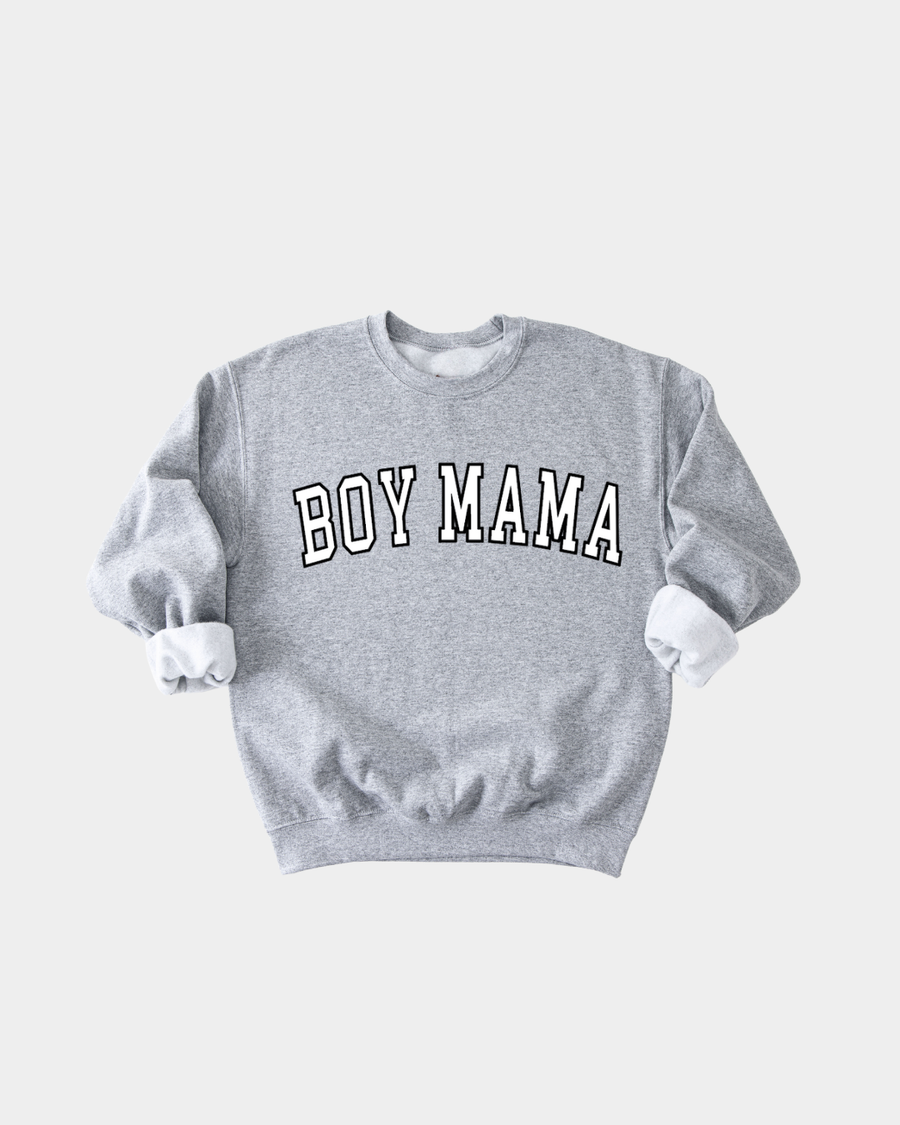 Boy Mama Varsity Pullover SBG Co.
