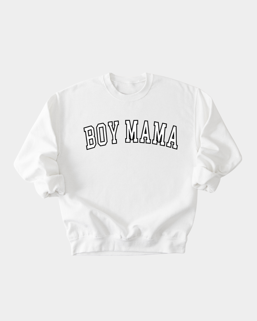 Boy Mama Varsity Pullover SBG Co.