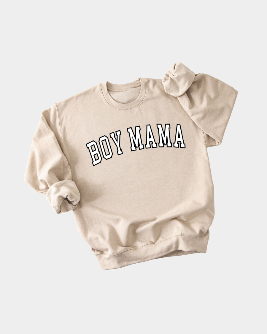 Boy Mama Varsity Pullover SBG Co.
