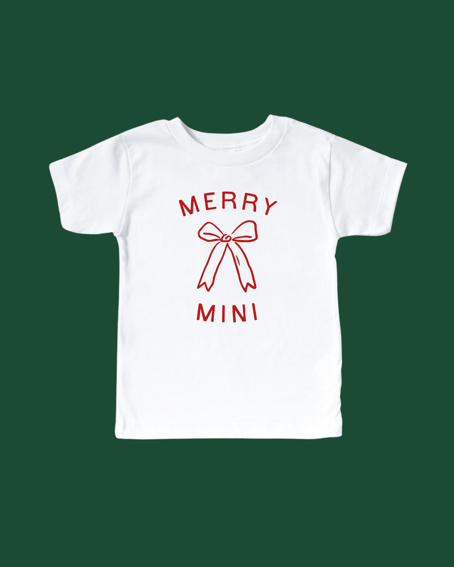 Merry Mini Bow Tee or Sweatshirt SBG Co.