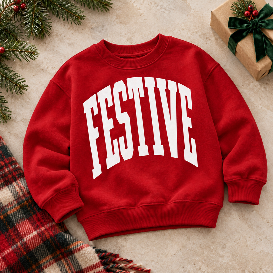Festive Varsity Pullover SBG Co.
