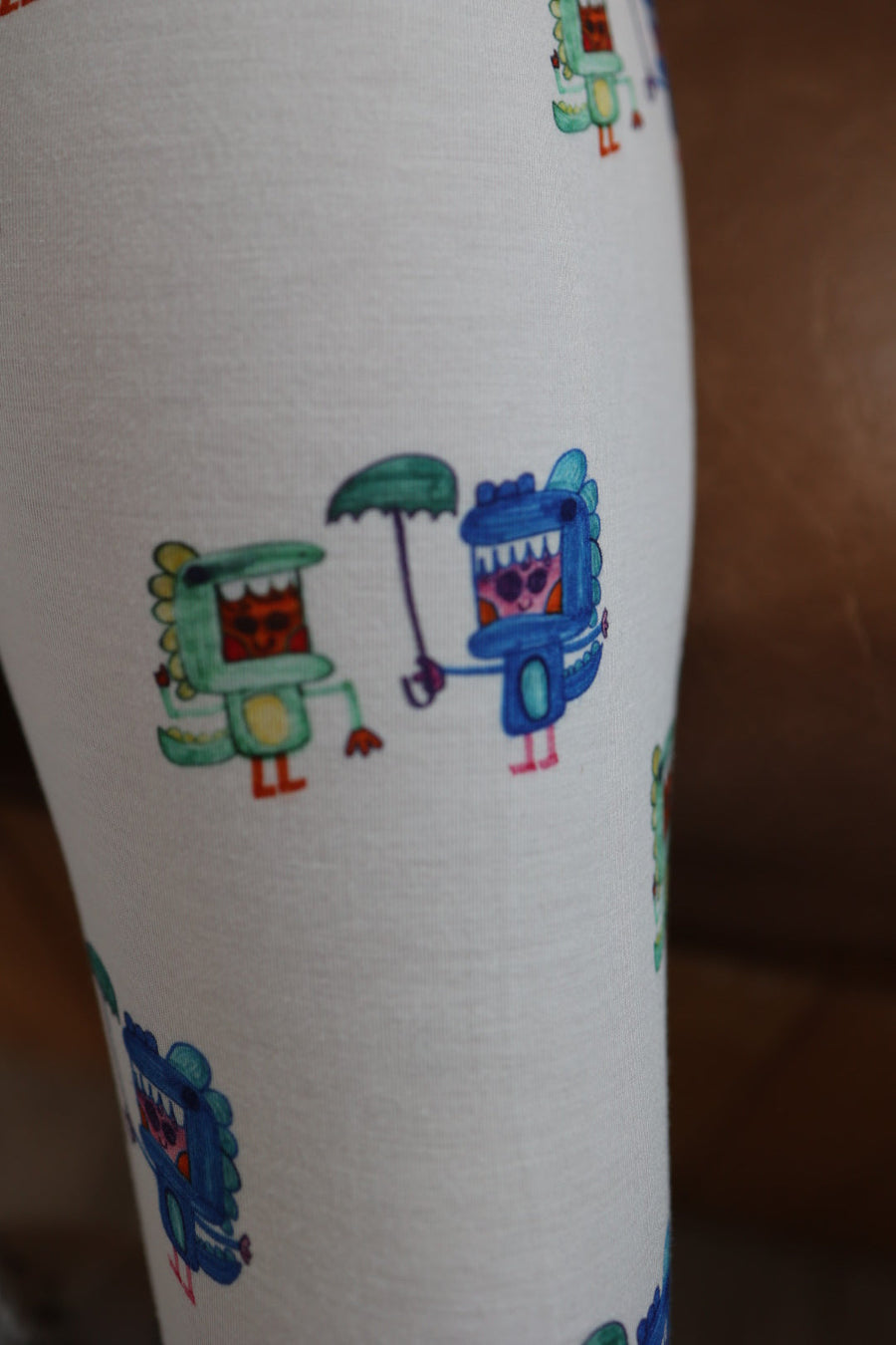 Bamboo Two Piece Pajamas | Charli's Monsters forever french baby