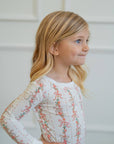 Spring Floral Garland | Two Piece Pajama Set
