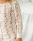 Spring Floral Garland | Two Piece Pajama Set