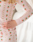 Strawberry Stripe | Two Piece Pajama Set