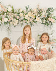 Spring Floral Garland | Two Piece Pajama Set