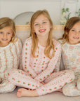 Strawberry Stripe | Two Piece Pajama Set
