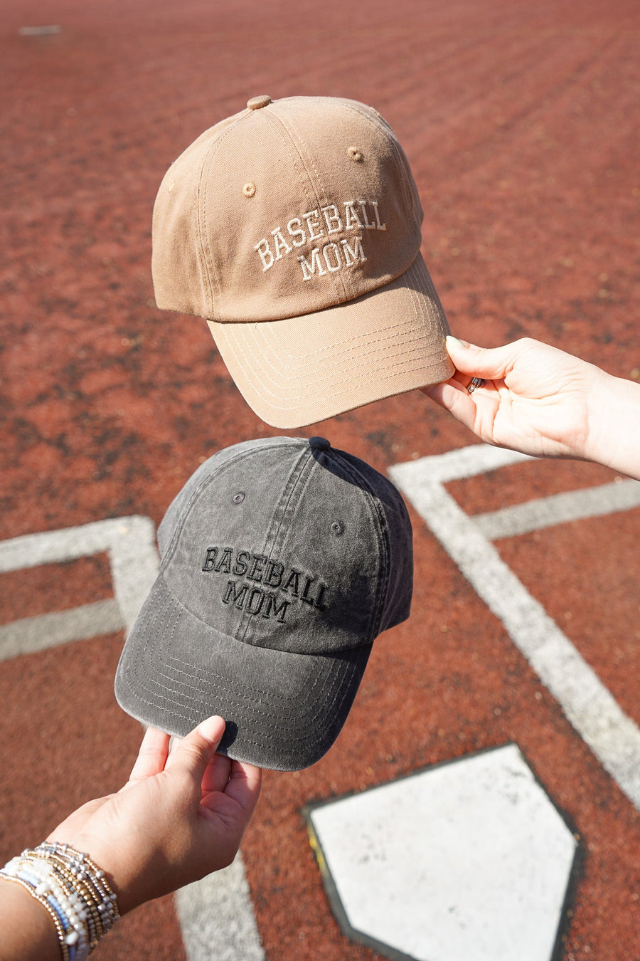 Baseball Mom - Dad Cap KenzKustomz