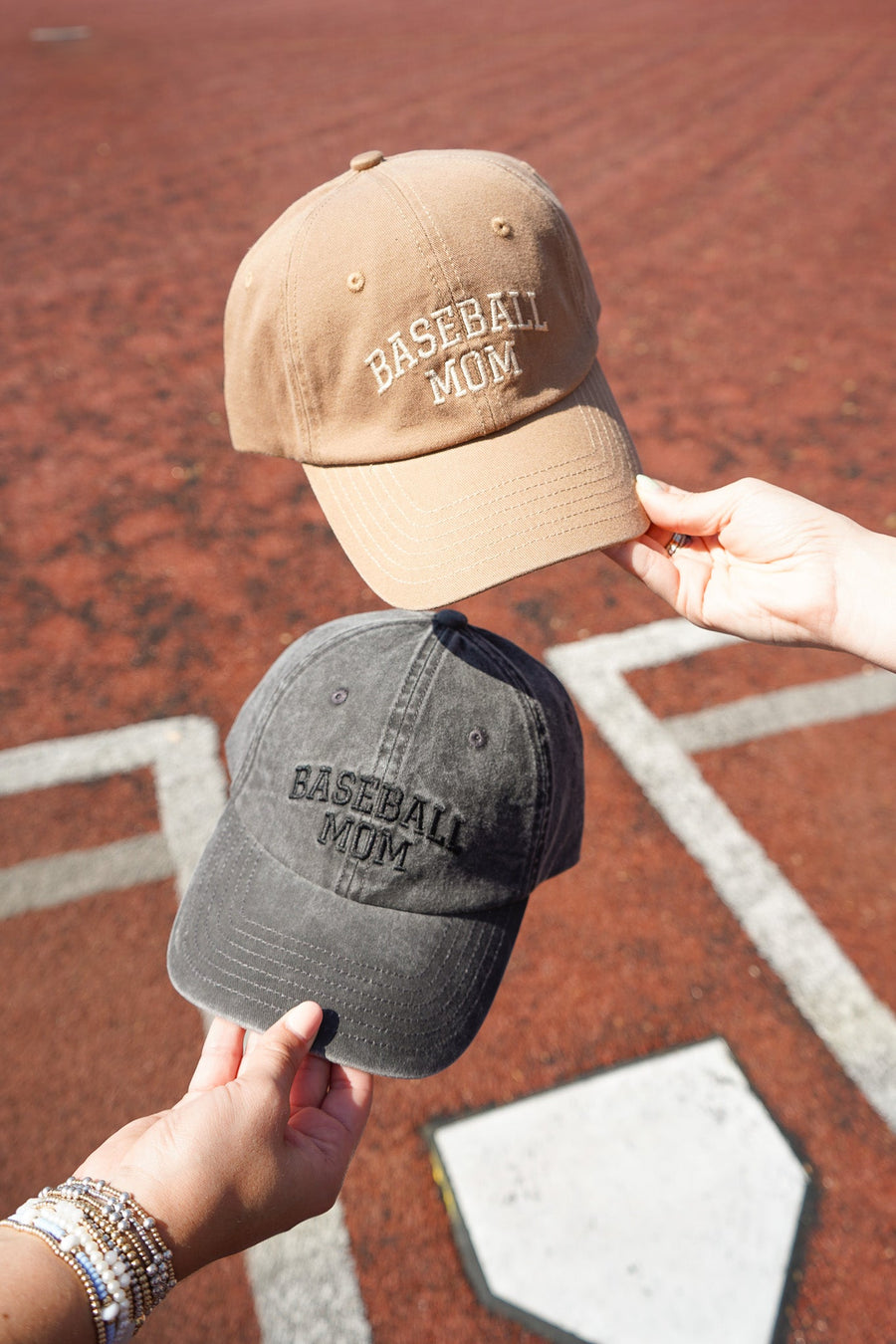 Baseball Mom - Dad Cap KenzKustomz