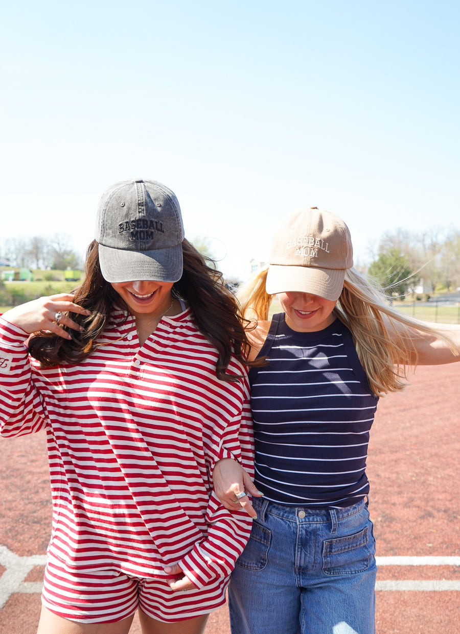 Baseball Mom - Dad Cap KenzKustomz