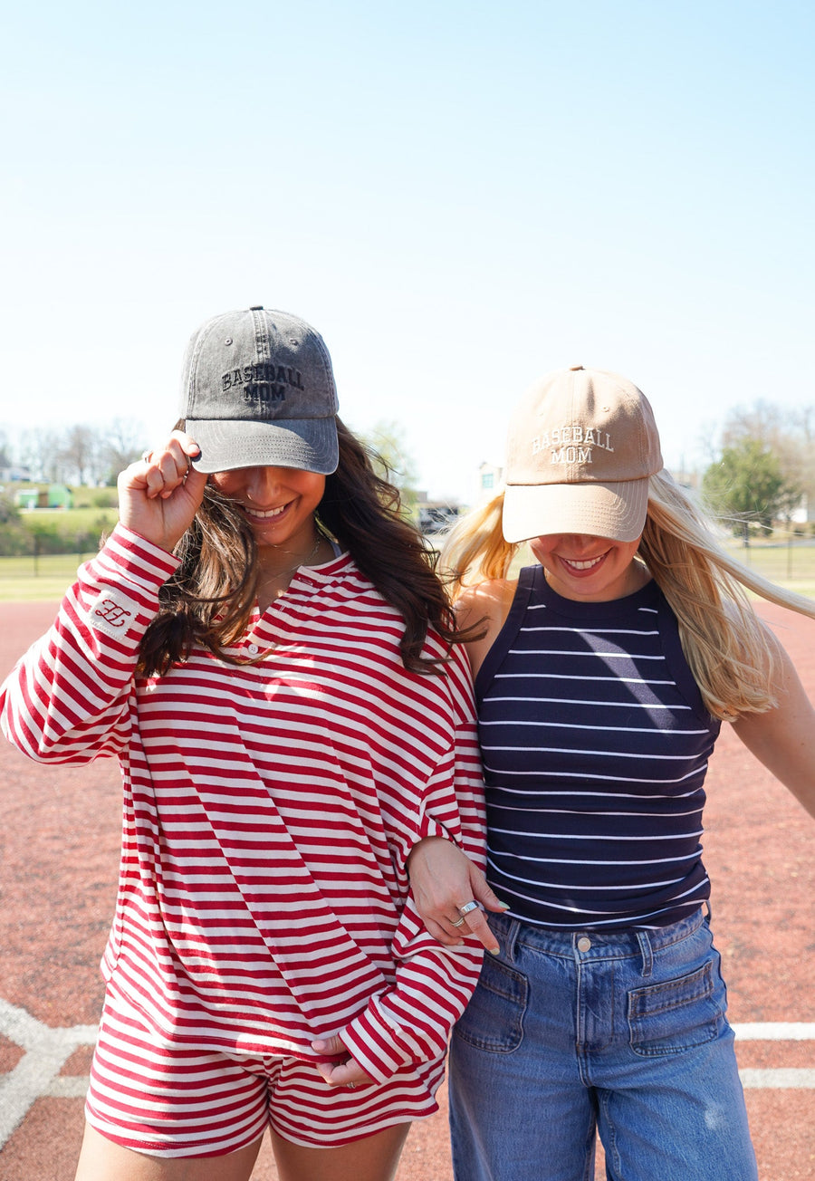 Baseball Mom - Dad Cap KenzKustomz