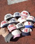 Swing Batter Batter - Navy Pinstripe Trucker Hat KenzKustomz