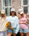 Mommin' - Striped Vintage Trucker Hat