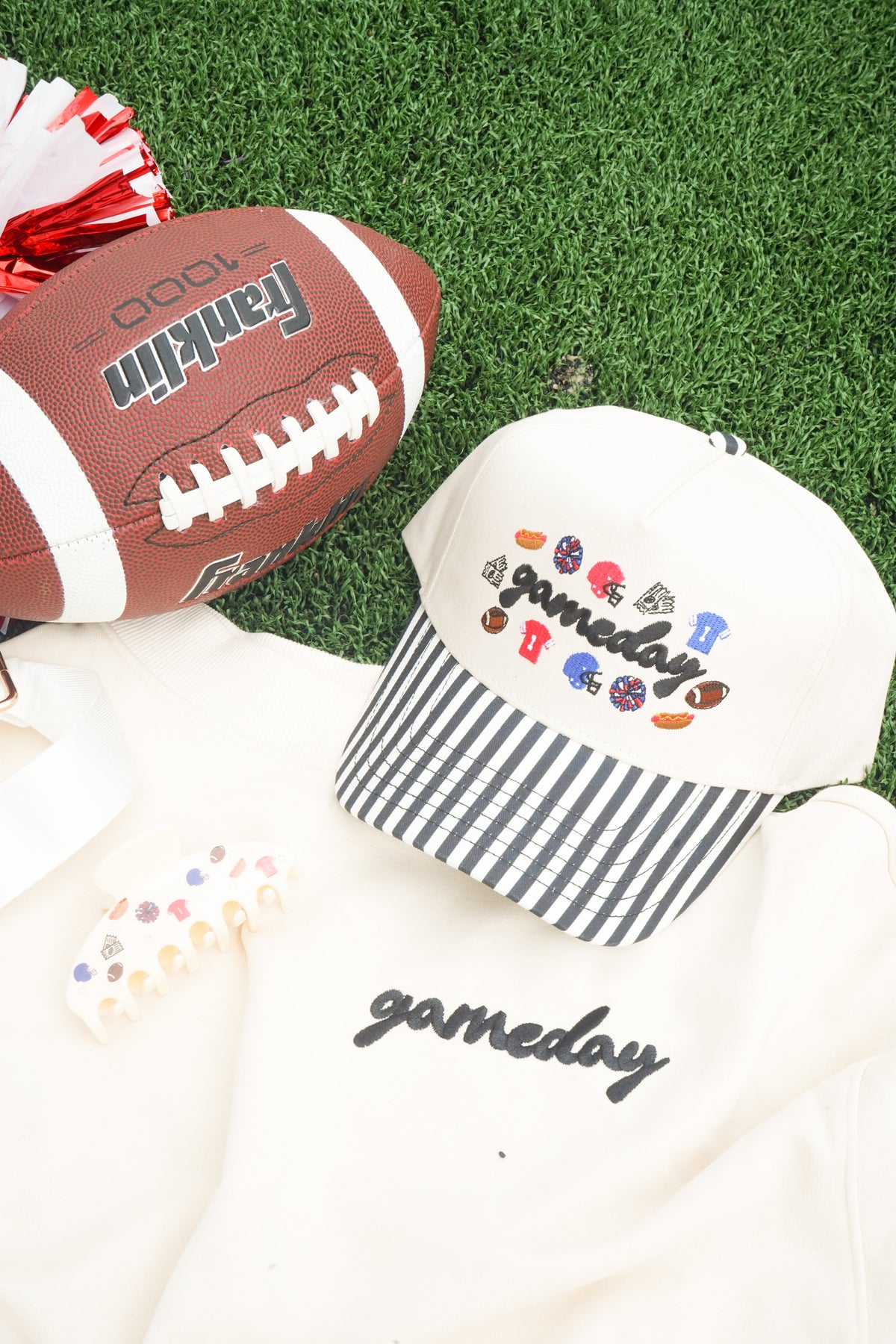 Gameday Icon Black Stripe Trucker Hat KenzKustomz